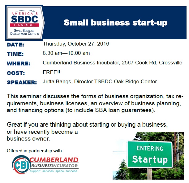 Business Start-Up 10-27-16