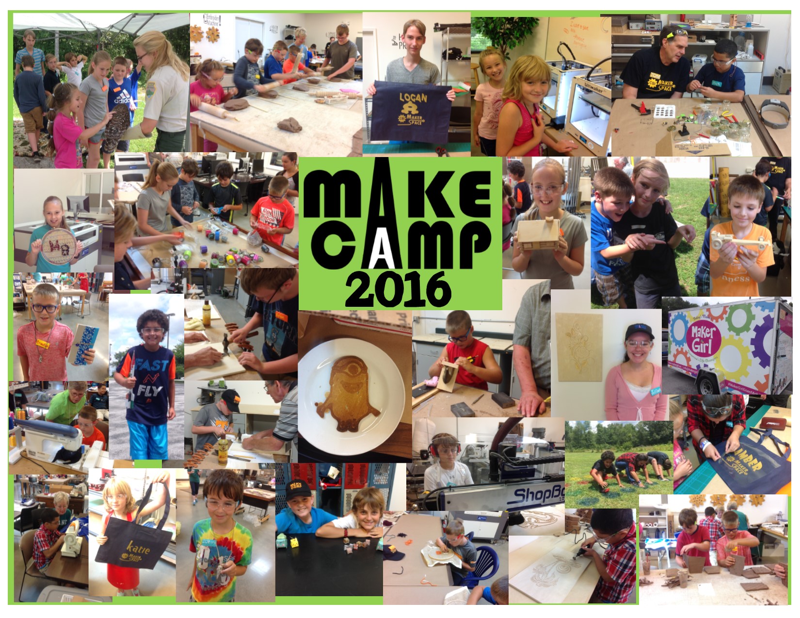 MAKE Camp 2016 Collage